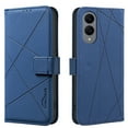 thumbnail image 1 of ELEHOLD Case for Samsung Galaxy S25 Edge, RFID Blocking Leather Wallet Case, Flip Cover with Card Slots & Stand,Blue, 1 of 5