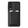 thumbnail image 1 of ELEHOLD Case for Samsung Galaxy S25 Edge, Shockproof Magnetic Wallet Case, Leather Card Holder Back Cover,Black, 1 of 7