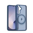 thumbnail image 1 of ELEHOLD Case for Samsung Galaxy S25, Shockproof Magnetic Skin-Feel Case,Compatible with Wireless Charging,Blue, 1 of 6