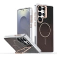 thumbnail image 1 of ELEHOLD Case for Samsung Galaxy S25 Ultra, Gradient Magnetic Case with Camera Lens Kickstand,Gold, 1 of 7