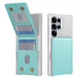 thumbnail image 1 of ELEHOLD Case for Samsung Galaxy S25 Ultra, PU Leather Flip Wallet Case with Card Holder & Kickstand,Green, 1 of 6