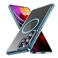 thumbnail image 1 of ELEHOLD Case for Samsung Galaxy S25 Ultra, Shockproof Crystal Clear Magnetic Phone Case,Blue, 1 of 8