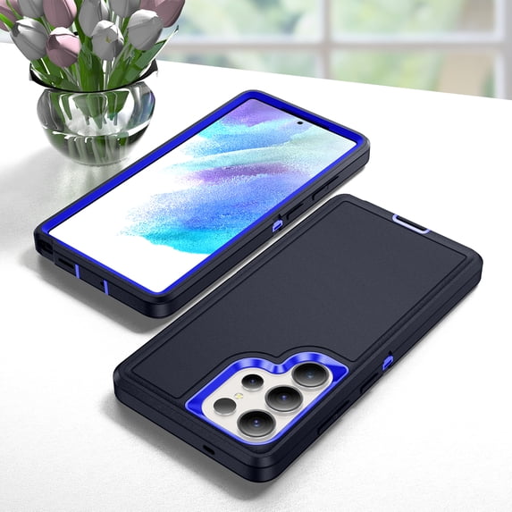 ELEHOLD Case for Samsung Galaxy S26 Ultra, Non-Slip Design, Military Grade Shockproof Protective Cover, Raised Edges,D