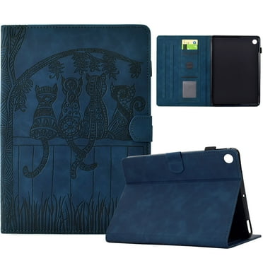 ELEHOLD Case for Samsung Galaxy Tab A9+, Slim PU Leather Case with Card Holder Folio Stand Cover Compatible with Samsung Galaxy Tab A9+,Darkblue