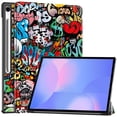 thumbnail image 1 of ELEHOLD Case for Samsung Galaxy Tab S10 FE+, PU Leather Folio Case with Kickstand & Auto Sleep/Wake, Slim Lightweight Protective Cover,B, 1 of 7