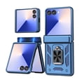 thumbnail image 1 of ELEHOLD Case for Samsung Galaxy Z Flip 5, Shockproof Hinge Phone Case with Slide Camera Cover & Kickstand,Blue, 1 of 6