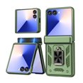 thumbnail image 1 of ELEHOLD Case for Samsung Galaxy Z Flip 5, Shockproof Hinge Phone Case with Slide Camera Cover & Kickstand,Green, 1 of 6