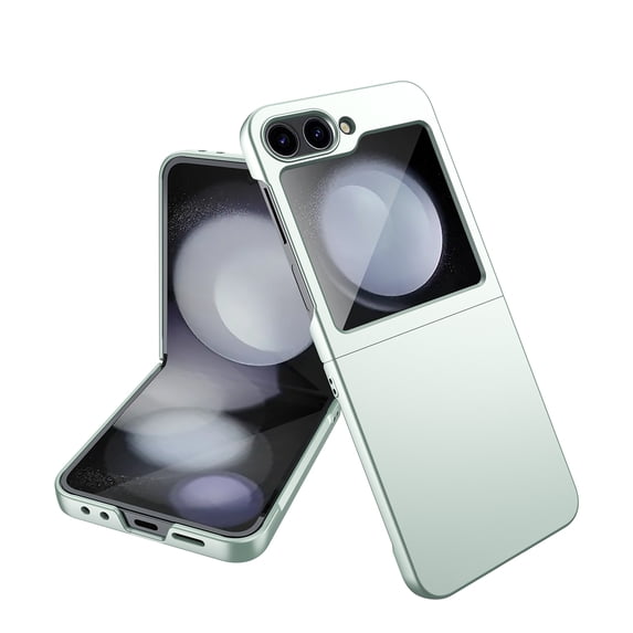 ELEHOLD Case for Samsung Galaxy Z Flip 6, Shockproof Hard PC Slim Thin Case with Camer Screen Protection,Mint