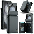 thumbnail image 1 of ELEHOLD Case for Samsung Galaxy Z Flip7, RFID Leather Wallet Phone Case with Card Slots,Black, 1 of 5