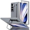 thumbnail image 1 of ELEHOLD Case for Samsung Galaxy Z Fold 6, Full-Body Camera Ring Stand Case with Built-in Screen Protector & Stylus,Gray, 1 of 12
