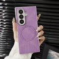 thumbnail image 1 of ELEHOLD Case for Samsung Galaxy Z Fold 7, Shockproof Magnetic Rigid Plastic Phone Case, Wireless Charging,Purple, 1 of 8