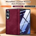 thumbnail image 1 of ELEHOLD Case for Samsung Galaxy Z Fold8, Premium Leather Texture Slim Protective Cover with Built-in HD/Privacy Screen Protector, Hinge Protection, B, 1 of 9