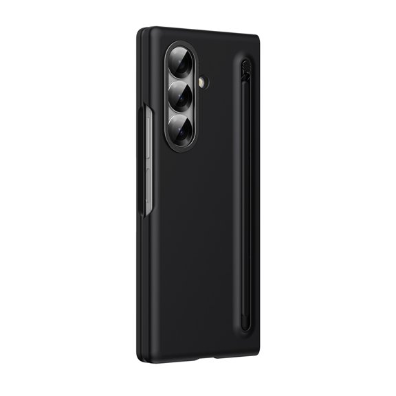 ELEHOLD Case for Samsung Galaxy Z Fold8 Ultra, Shockproof Rigid PC Protective Cover with S Pen and Pop Up Pen Slot, Built in Screen Protector, Black
