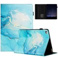 thumbnail image 1 of ELEHOLD Case for iPad 6th Generation, Lightweight PU Leather Stand Wallet Case with Card Slots & Hand Strap,Flip Stand Cover with Auto Wake/Sleep,D, 1 of 6