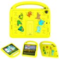 thumbnail image 1 of ELEHOLD Case for iPad 9th/8th/7th Generation, Fun Animal Design EVA Durable Case with Handle & Stand & Strap, Easy Carry for Children,Yellow, 1 of 9