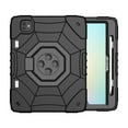 thumbnail image 1 of ELEHOLD Case for iPad Air11 2024, Spider Web Pattern Heavy Duty Shockproof Rugged Case with Stand,Black, 1 of 5
