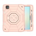 thumbnail image 1 of ELEHOLD Case for iPad Pro 11 2022/2021/2020/2018/air4 10.9/air5, Spider Web Pattern Heavy Duty Shockproof Rugged Case with Stand,Rosegold, 1 of 5