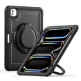 thumbnail image 1 of ELEHOLD Case for iPad Pro 11 2024, 15ft Drop Protection Shockproof Rugged Case with 360° Rotating Stand & Handle Grip &Shoulder Strap,Black, 1 of 9