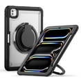 thumbnail image 1 of ELEHOLD Case for iPad Pro 11 2024, 15ft Drop Protection Shockproof Rugged Case with 360° Rotating Stand & Handle Grip &Shoulder Strap,Clear, 1 of 9