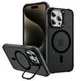 thumbnail image 1 of ELEHOLD Case for iPhone 11, Matte Skin Feeling Magnetic Case with Adjustable Camera Stand,Black, 1 of 9