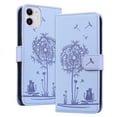 thumbnail image 1 of ELEHOLD Case for iPhone 11, Premium PU Leather Wallet Flip Case Folio Cover with Card Holder Kickstand,Lightpurple, 1 of 5