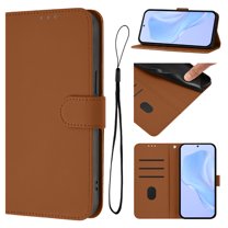 ELEHOLD Case for iPhone 11 Pro Max, Luxury Business Leather Wallet Flip Case with Stand & Card Slots,Brown