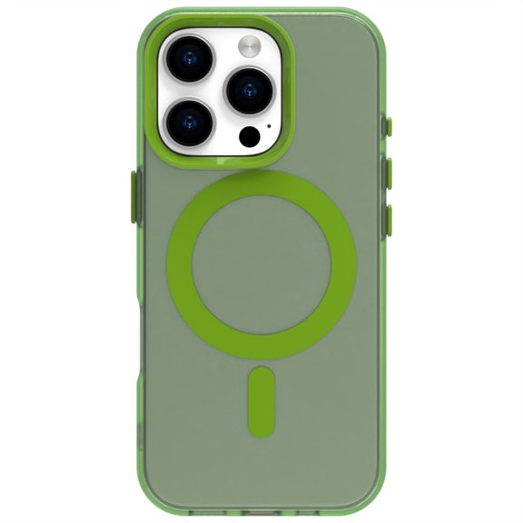 ELEHOLD Case for iPhone 11 Pro Max Magnetic Shockproof Case Slim Matte Transparent Rugged Cover, Skin Friendy Feel, Compatibel with MagSafe, Green