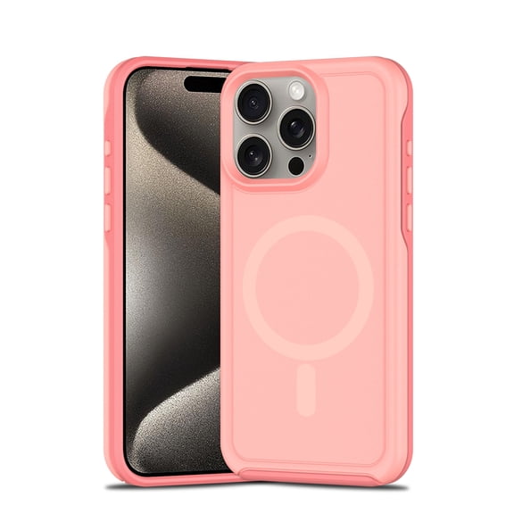 ELEHOLD Case for iPhone 11 Pro Max, Shockproof Slim Skin-Friendly Strong Magnetic Matte Case,Pink