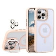 thumbnail image 1 of ELEHOLD Case for iPhone 12 Pro Max, Magnetic Shockproof Case Rugged Cover with Invisible Lens Bracket, Compatibel with MagSafe, with Lens Protector, 1 of 8