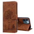 thumbnail image 1 of ELEHOLD Case for iPhone 12 Pro Max, Premium PU Leather Wallet Flip Case Folio Cover with Card Holder Kickstand,Brown, 1 of 5