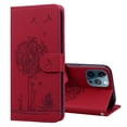 thumbnail image 1 of ELEHOLD Case for iPhone 12 Pro Max, Premium PU Leather Wallet Flip Case Folio Cover with Card Holder Kickstand,Red, 1 of 5