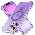 thumbnail image 1 of ELEHOLD Case for iPhone 13 Pro Max, Shockproof Magnetic Matte Case with Wireless Charging Support,Purple, 1 of 6