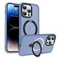 thumbnail image 1 of ELEHOLD Case for iPhone 13 Pro, Military-Grade Translucent Case with Magnetic O-Ring Stand [Compatible with MagSafe Accessory],Blue, 1 of 6