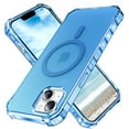 thumbnail image 1 of ELEHOLD Case for iPhone 13, Shockproof Magnetic Matte Case with Wireless Charging Support,Blue, 1 of 6