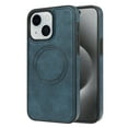 thumbnail image 1 of ELEHOLD Case for iPhone 13, Shockproof Slim Magnetic Leather Case, Compatible with MagSafe Accessories,Green, 1 of 5