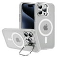 thumbnail image 1 of ELEHOLD Case for iPhone 14 Plus, Clear Transparent Camera Kickstand Case Shockproof Heavy Duty Protective Cover Case,Clear, 1 of 8
