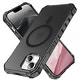 thumbnail image 1 of ELEHOLD Case for iPhone 14 Plus, Shockproof Magnetic Matte Case with Wireless Charging Support,Black, 1 of 6