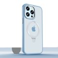 thumbnail image 1 of ELEHOLD Case for iPhone 14 Pro Max Case with Magnetic Stand, Compatible with MagSafe, Slim Shockproof Frosted Matte Case for iPhone 14 Pro Max,Blue, 1 of 7