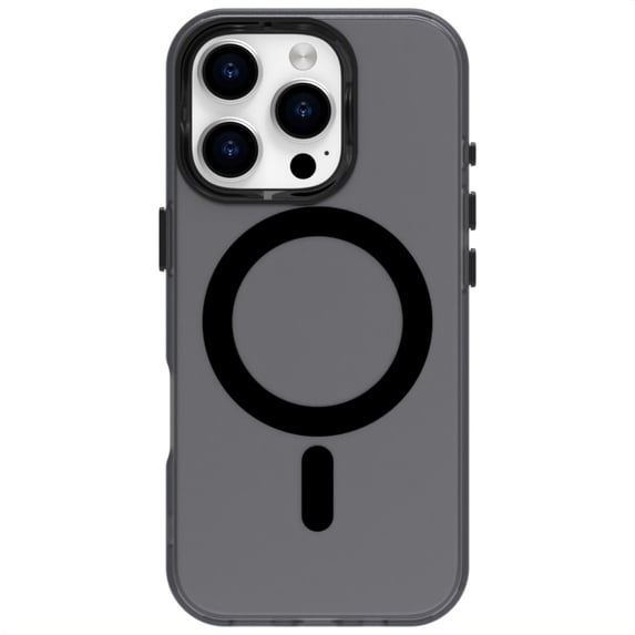 ELEHOLD Case for iPhone 14 Pro Max Magnetic Shockproof Case Slim Matte Transparent Rugged Cover, Skin Friendy Feel, Compatibel with MagSafe, Black