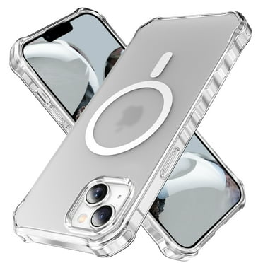ELEHOLD Case for iPhone 14, Shockproof Magnetic Matte Case with Wireless Charging Support,Clear