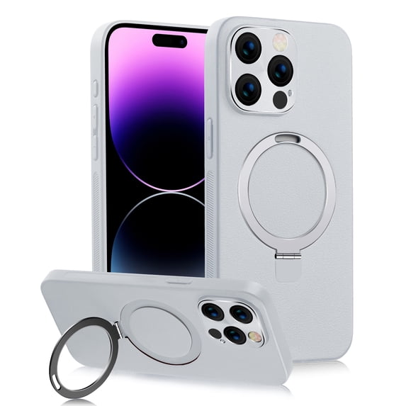 ELEHOLD Case for iPhone 15 Plus,Ultra Slim Shockproof Camera Protection Case Magnetic Phone Cover Support Wireless Charging,White