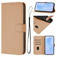 thumbnail image 1 of ELEHOLD Case for iPhone 15 Pro Max, Luxury Business Leather Wallet Flip Case with Stand & Card Slots,Nude, 1 of 12