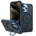 thumbnail image 1 of ELEHOLD Case for iPhone 15 Pro Max, Matte Skin Feeling Magnetic Case with Adjustable Camera Stand,Blue, 1 of 9