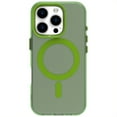 thumbnail image 1 of ELEHOLD Case for iPhone 16 Plus Magnetic Shockproof Case Slim Matte Transparent Rugged Cover, Skin Friendy Feel, Compatibel with MagSafe, Green, 1 of 1