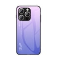 thumbnail image 1 of ELEHOLD Case for iPhone 16 Pro Max, Lightweight Gradient Glass Case Ultra Slim Shockproof Cover,Lightpurple, 1 of 5