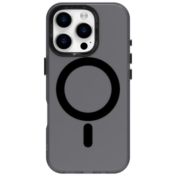 ELEHOLD Case for iPhone 16 Pro Max Magnetic Shockproof Case Slim Matte Transparent Rugged Cover, Skin Friendy Feel, Compatibel with MagSafe, Black