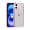 thumbnail image 1 of ELEHOLD Case for iPhone 16, Shockproof Magnetic Clear Case for Wireless Charging,Raised Edges for Camera & Screen Protection,Pink, 1 of 9