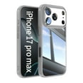 thumbnail image 1 of ELEHOLD Case for iPhone 17 Pro Max, Clear Shockproof Hybrid Phone Case with Built-in Camera Lens Protector,Gray, 1 of 6