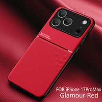 ELEHOLD Case for iPhone 17 Pro Max, Shockproof Phone Case, Rugged Hybrid Cover with Camera Protection,Red