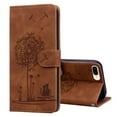 thumbnail image 1 of ELEHOLD Case for iPhone 8 Plus/7 Plus, Premium PU Leather Wallet Flip Case Folio Cover with Card Holder Kickstand,Brown, 1 of 5